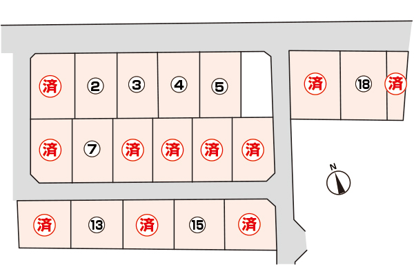 富山市下大久保分譲地